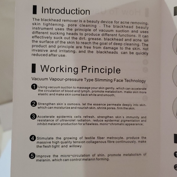 New Electric Blackhead Remover Face Cleaner - Picture 9 of 12